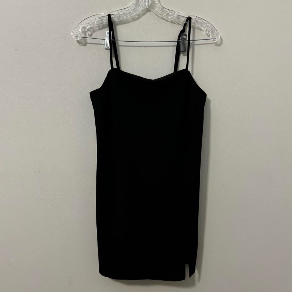 Black Sleeveless Mini Dress
